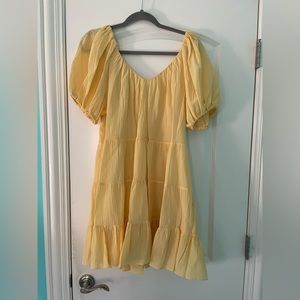 Rebecca Taylor Yellow Spring Summer Dress NWT